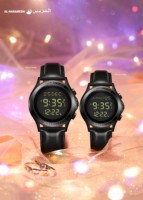 Reloj AL-HARAMEEN ISLAMIC AZAN LOVERS HA-6371 6372 de Acero Inoxidable con Doble Hora, Reloj Religioso