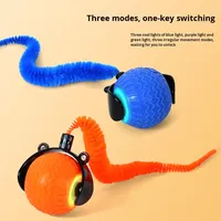 Nouveau jouet interactif intelligent pour chat en silicone de luxe avec mouvement automatique à 360° pour animaux fatigués