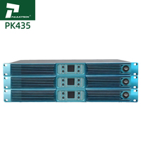 Paulkitson Toptan PK435 4 Kanal 4X3500W 4 Ohm Metal Profesyonel D Sınıfı Yüksek Çözünürlüklü Ses Güç Amplifikatörü