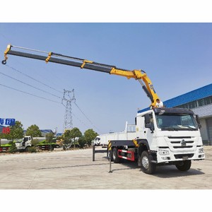 Camion grue articulée HOWO 16 tonnes avec bras pliant à vendre - Product Image 5