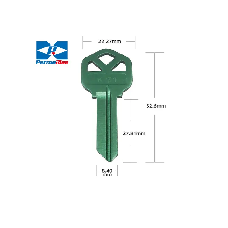 Everise – clé de porte personnalisée, Design vierge, diverses couleurs en alliage d'aluminium, fournitures de serrurier, clés vierges de meilleure qualité