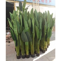 Chiều Cao 160Cm Giá Rẻ Với 10 Chiếc Lá Cây Cảnh Nhân Tạo Ravenala Madagascariensis, Cây Cảnh Cây Chuối Của Khách Du Lịch