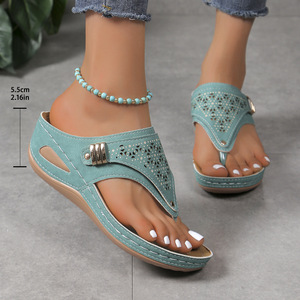 Estate donna ortopedico per pantofole moda moda Casual <span class=keywords><strong>infradito</strong></span> scivoli per la casa scarpe per taglie forti all'aperto Chausson - Product Image 2