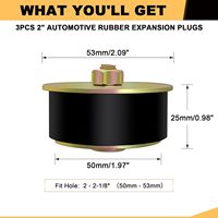 2 \ "Neoprene Frozen Rubber Expansion Plug untuk otomotif Expandable Frozen Plug untuk 2 \"-2-1/8 \ "(50 mm-53 mm) lubang kondisi baru"