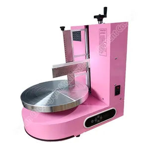 Mesin penyebar krim kue Hy001, mesin pengisi Dekorasi krim Puff mesin pembuat kue pernikahan