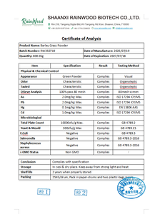 Poudre <span class=keywords><strong>d</strong></span>'herbe <span class=keywords><strong>d</strong></span>'<span class=keywords><strong>orge</strong></span> Rainwood en vrac, poudre <span class=keywords><strong>de</strong></span> jus <span class=keywords><strong>d</strong></span>'herbe <span class=keywords><strong>d</strong></span>'<span class=keywords><strong>orge</strong></span>, aliment santé, poudre <span class=keywords><strong>d</strong></span>'herbe <span class=keywords><strong>d</strong></span>'<span class=keywords><strong>orge</strong></span> hydrosoluble - Product Image 2