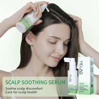 Produits de traitement des cheveux anti-chute personnalisés Sérum apaisant pour la croissance des cheveux, hydratant, shampoing, soins du cuir chevelu