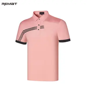 新しいスタイルのゴルフポロシャツカスタムロゴ昇華ポロゴルファートーナメントTシャツ
