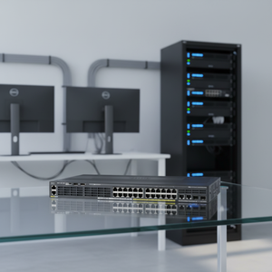 WS-C2960X-24PSQ-L WS-C3850-48F/K9 2960-X Commutateur Ethernet PoE 24 Gigabit 110W 2xSFP + 2x1GBT LAN Base avec SNMP en stock - Product Image 1