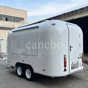 Chariot de nourriture pour hot-dogs et glaces, kiosque à café, remorque alimentaire, camion de nourriture mobile avec cuisine entièrement équipée UE - Product Image 3