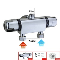 Robinet mélangeur thermostatique mural en laiton pour douche, à température constante, pour système de douche, hôtel, OEM