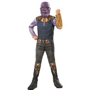 Disfraz de Thanos para niños, máscara morada, traje para fiesta en el escenario, de 8 a 13 años - Product Image 1