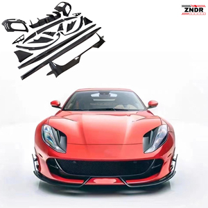 Nouveau kit carrosserie en fibre de carbone MSY pour 812 : Lame avant, diffuseur, spoiler, jupes latérales améliorés, auto-adhésif, avec quincaillerie incluse - Product Image 1