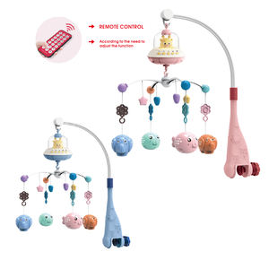 Mobile <span class=keywords><strong>musical</strong></span> pour bébé en plastique en gros, jouet de berceau, cloche de <span class=keywords><strong>lit</strong></span> pour bébé, jouets mobiles pour berceau avec musique et lumières - Product Image 6