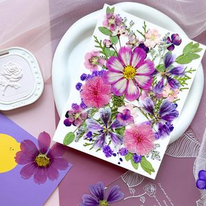 Fleurs séchées naturelles violettes, lot de 35 pièces pour la fabrication de bougies, la décoration de savons, les loisirs créatifs, le scrapbooking et la création de cartes - Product Image 4