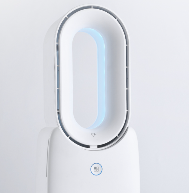 Home Office Small Bladeless Desk Fan Standing Table Usb Rechargeable Electric Led Portable Bladeless Fan