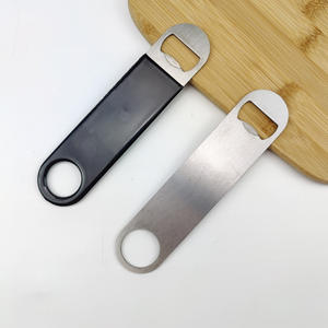 Stainless Steel <b>Bottle</b> Opener Flat Design 8cm 12cm 18cm With <b>Plastic</b> Handle For Beer Soda Bar Use - Product Image 2