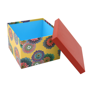 Hot Sale Coated Carton Printed Paper Storage Gift Souvenir Packaging Craft Box