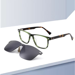 <span class=keywords><strong>Clip</strong></span> de alta calidad de fábrica en gafas de sol polarizadas magnéticas <span class=keywords><strong>Clip</strong></span> de moda en gafas de sol Marco de acetato <span class=keywords><strong>con</strong></span> <span class=keywords><strong>Clip</strong></span> de Metal en - Product Image 1