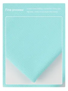 Tissu éponge français 100% polyester à séchage rapide respirant Ultra-mince Double face peigné trame imprimé Birdseye Satin <span class=keywords><strong>soie</strong></span> tissu - Product Image 6