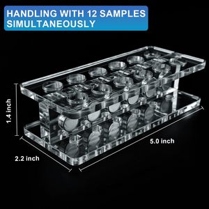 Estante Magnético Compacto de Vidrio Transparente XZ LAB para Tubos de 1.5ml, Resistencia Química, Protección IP55, Zhejiang, China - Product Image 4