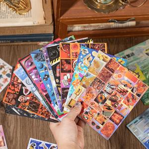 สมุดสติกเกอร์ชุด Deconstruction Diary Series - สติกเกอร์กระดาษธีมท้องฟ้าเต็มไปด้วยดวงดาว - 30 แผ่น สติกเกอร์ไดคัทแบบมีกาวในตัว - Product Image 4