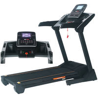 Caminadora GS-255D-B con Logotipo Personalizado, Silenciosa, para Ejercicio en Casa, con Pantalla Táctil, para Caminar y Correr, con Motor Silencioso de 3HP