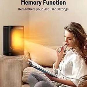 2 in 1 elektrikli ısıtıcı taşınabilir PTC eleman uzay fan-ısıtıcı soğuk ve sıcak havalı ısıtıcı bahçe kullanımı için - Product Image 5