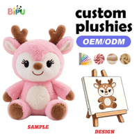 Produsen Mainan Boneka OEM Kustom Boneka Kelinci Pink Lucu Isi Kapas PP Bordir Super Lembut Boneka Kelinci untuk Ulang Tahun Anak
