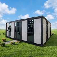 Maison conteneur extensible personnalisée à distance de 20/30 pieds avec cuisine et deux/trois chambres pour villa ou appartement – Design moderne