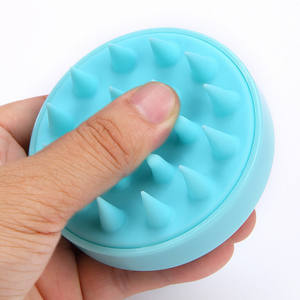 Escova de banho para couro cabeludo, pente de silicone para lavar cabelo, limpeza, cobertura na raiz, massagem no couro cabeludo, spa, antiderrapante - Product Image 3