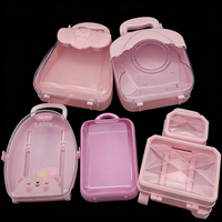 Caja de Plástico con Forma de Mini Maleta Ecológica FANG YUAN al por Mayor, Linda Caja de Almacenamiento para Joyas y Accesorios para Niños