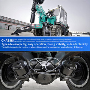 מקדחת בורג הידראולית ניידת SDLQ 20 מטר לקידוח עמודי בטון, עם תיבת הילוכים קלה להפעלה. - Product Image 5