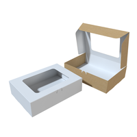 Boîte alimentaire jetable en papier kraft pour plats à emporter, boîte bento, boîte à sushi et salade à emporter