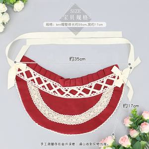 หมวกบอนเน็ต Leton Lolita BNT ประดับลูกไม้และโบว์ ทำมือ สำหรับคอสเพลย์ สไตล์โกธิค สำหรับผู้หญิง ขายส่ง - Product Image 2