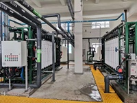 Système de Traitement des Eaux Usées 20T/H avec Tour de Refroidissement, Ultrafiltration, Osmose Inverse, Cuve sous Pression et Pompe
