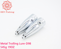 SXY pêche D98 545g 19OZ cuivre tête appât métal pêche à la traîne leurre bricolage Jet tête leurre grand jeu leurre peut installer poulpe jupe