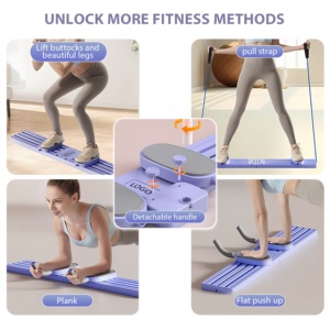 Appareil de fitness électrique pliable pour ski, sans accoudoirs, avec fixation pour les jambes, construction en acier, pour l'exercice des muscles des cuisses et du plancher pelvien, avec affichage LED du temps - Product Image 4