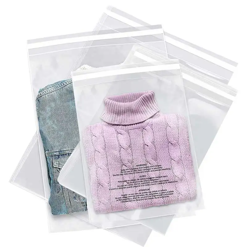 Zip Lock Custom Kleding Frosted Transparante Slider Poly Rits Waterdichte Plastic Zak