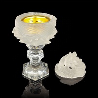 Diskon Besar-besaran Kristal Casting Gaya Modern Bentuk Unik Kayu Cendana Arab Mubkhar