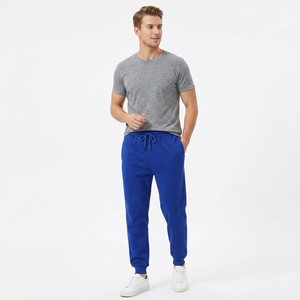 Pantalon de survêtement en coton pour homme, respirant, anti-boulochage, décontracté, pour la gym et l'entraînement, fournisseur OEM, directement de l'usine - Product Image 1