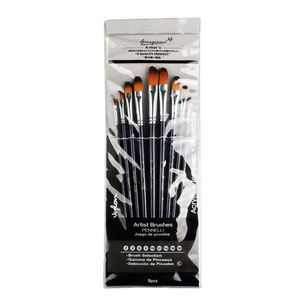 Giorgione G-638 9PCS Filbert Paintbrush Set Manche en <span class=keywords><strong>bois</strong></span> bleu foncé avec poils en nylon et virole en cuivre Pinceaux en gros - Product Image 6