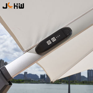 Lujo Solar de gran tamaño al aire libre Paraguas Patio Parasol 3x4m Hotel Playa Aluminio Voladizo Paraguas con luces Led - Product Image 4