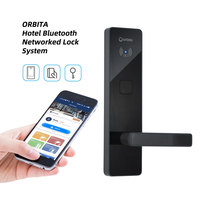 Cerradura Inteligente para Hotel Orbita de Acero Inoxidable con Tarjeta RFID IC, Sistema Electrónico de Control de Acceso