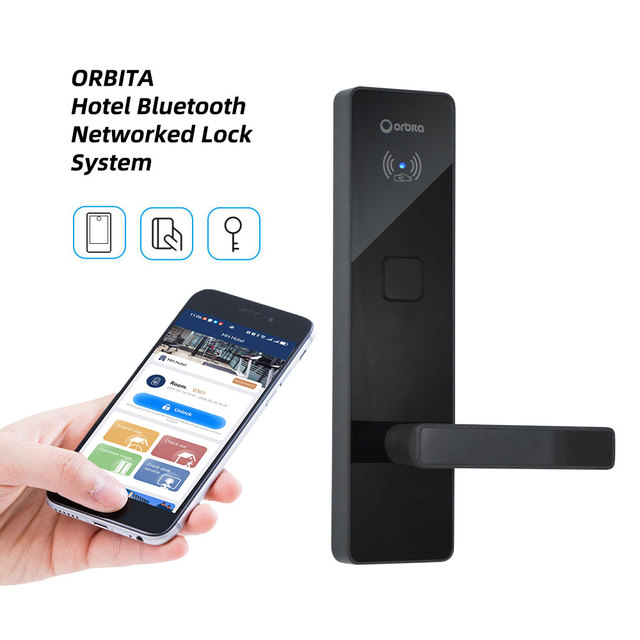 Orbita Stainless Steel RFID IC Card Smart Hotel Lock, Electronic Access Control System