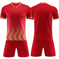 Tenues de football personnalisées, ensemble complet, maillot de foot à séchage rapide, designs d'uniformes de football pour hommes, maillots de foot pour hommes