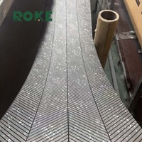 ROKE Penjualan Panas Desain Fashion Panel Dinding Tahan Air Harga Murah Dekorasi Panel Dinding PS 12 30 60cm