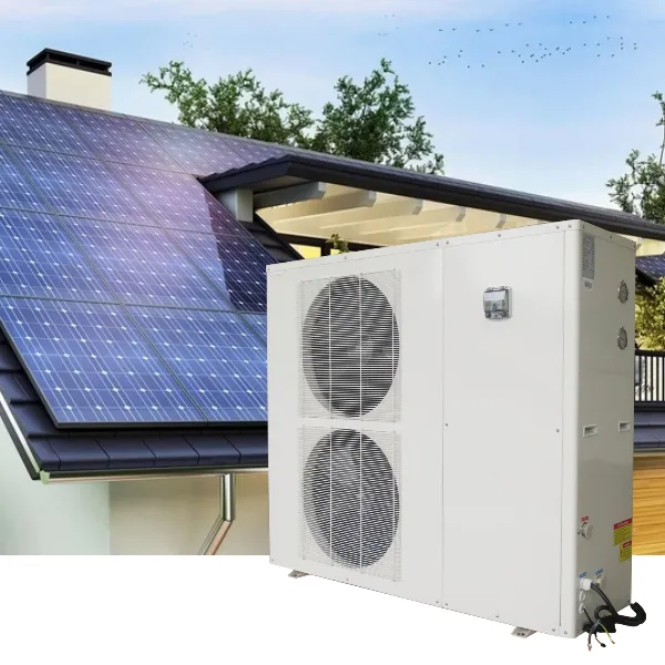 R32 R290 EVI Kalt wetter Luft quelle DC Wechsel richter Wärmepumpe Haus Heizung Kühlung Warmwasser bereiter Solar PV