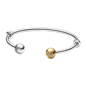 Bracelets en argent sterling 925 plaqués or - Zircone géométrique Perle d'eau douce Saturne Cadeau de mariage Bijoux - Product Image 6