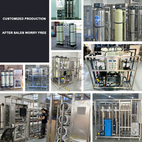 Système de filtre à eau RO industriel automatique 500LPH avec post-traitement de pré-traitement pour le projet d'hôtel d'école d'hôpital